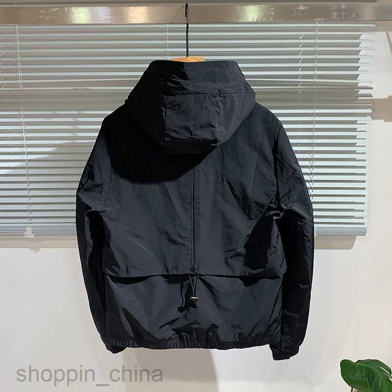 Men's Jackets Coats New men minimalist jackets for spring and autumn casual outerwear short trendy jackets slim fit hooded tops trendy