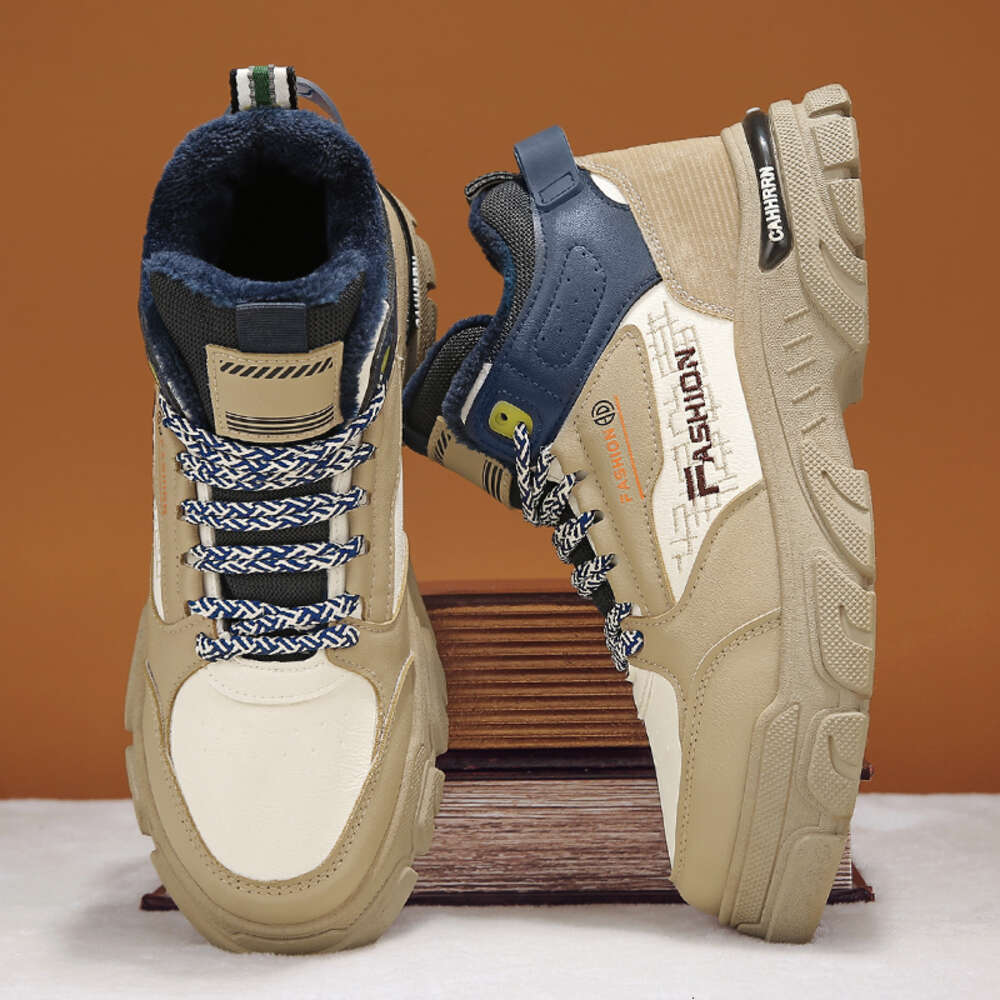 Winter plus veet high top Martin Four seasons comfortable sneakers fashion men's casual cotton shoes