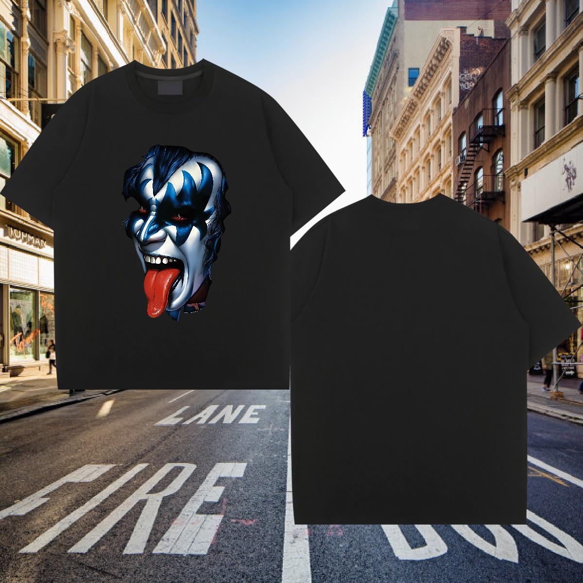 Brand T Shirts Men Outdoor Cotton O Neck Short Sleeves Couples T Shirts Fashion Casual Anime Print Tops Shirt