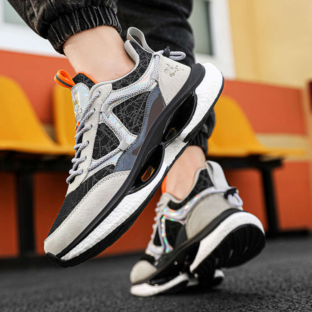 New glow-in-the-dark Fashion high-end sneakers Leather running men's shoes