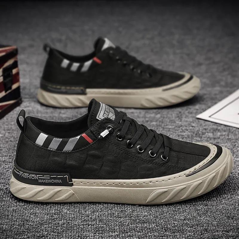 Canvas Men Shoes Breathable youth student Sneakers Ice Silk Cloth Casual Walking Outdoor Sports Light Male Driving Flats Loafers 4 1c7c5