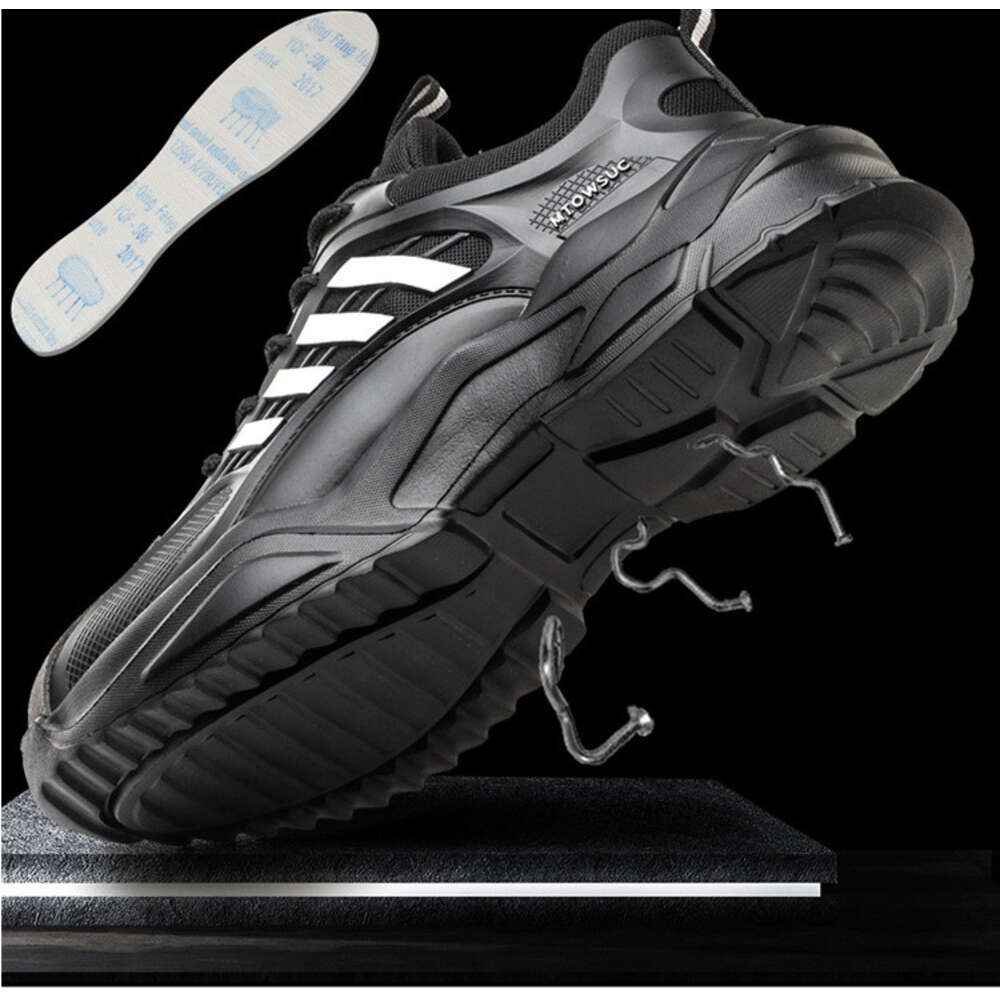 2023 best-selling breathable lightweight shoes, anti-skid and wear-resistant safety shoes for men