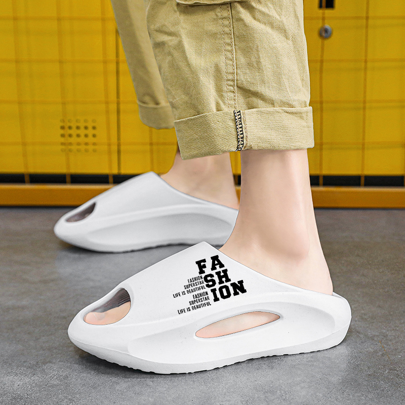 New Men Slippers Indoor Outdoor Sandals Beach Soft Sole Slides Men Casual Shoes Flip-flops Couple Home Slippers Big Size 48 49