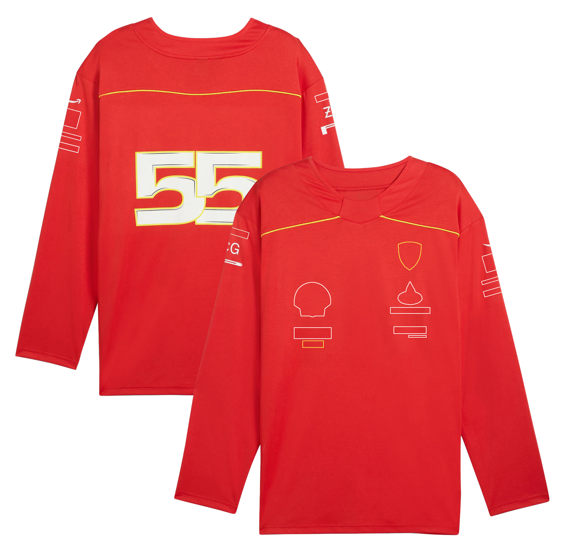 F1 Canada Special Edition Jersey 2025 Formula 1 Driver Number Long Sleeve Official Team Crew Neck Red Racing T-shirt free shipping