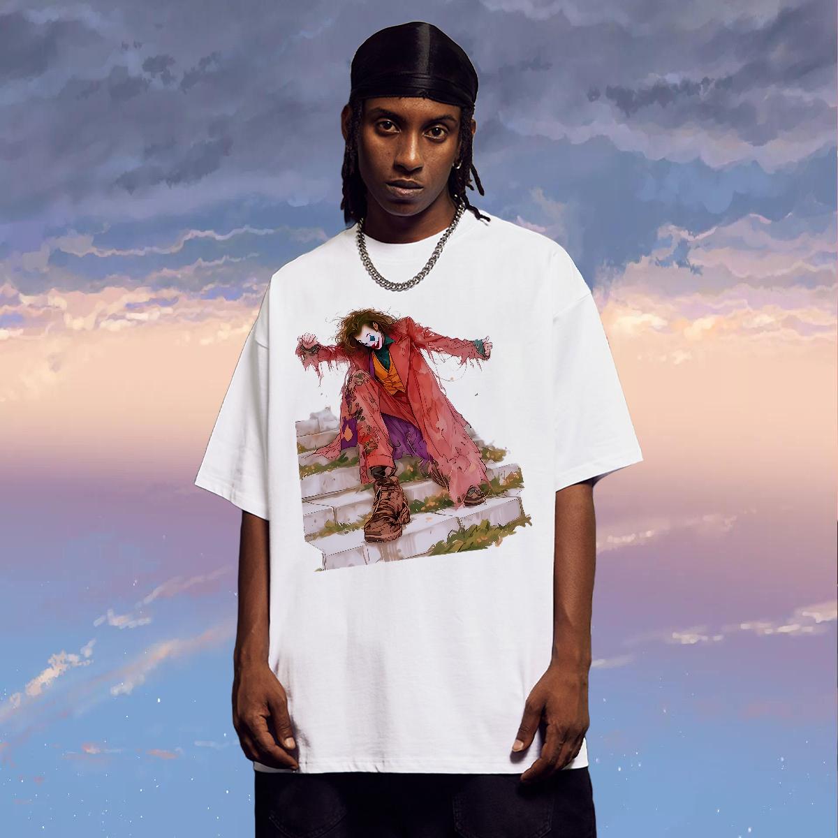 Stylist Man T Shirts Custom Printing Men Tshirts Anime Printing Street Short Sleeve Cotton O-Neck High Quality Polos