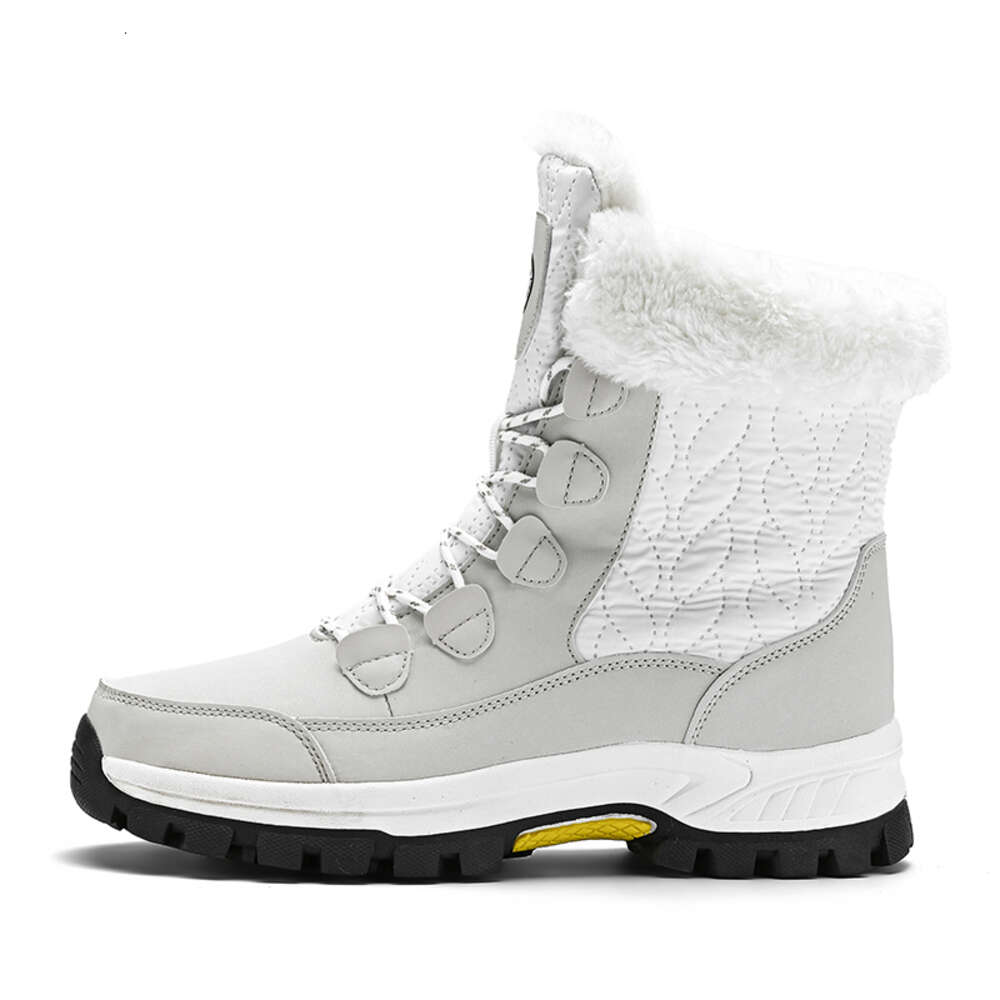 Winter snow boots new buckle men's and women's winter casual warm cotton shoes