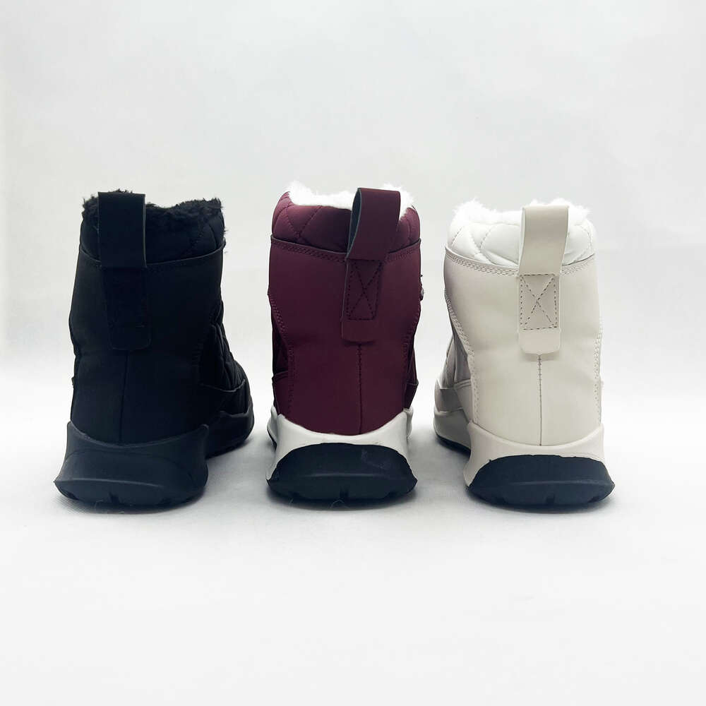 Customized outdoor lace-up snow for Women waterproof winter casual Long fuzzy warm women's boots