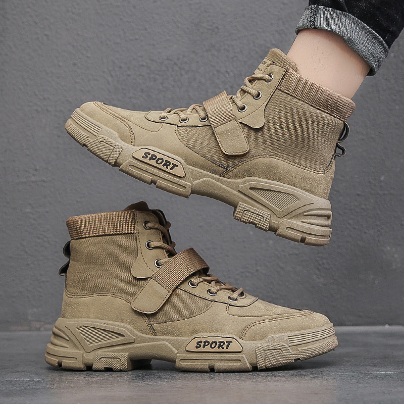 Winter Autumn Casual Shoes for Men High Top Sneakers New Fashion Platform Ankle Boots Working Outdoor Booties atos New De Hombre cf8a Platm