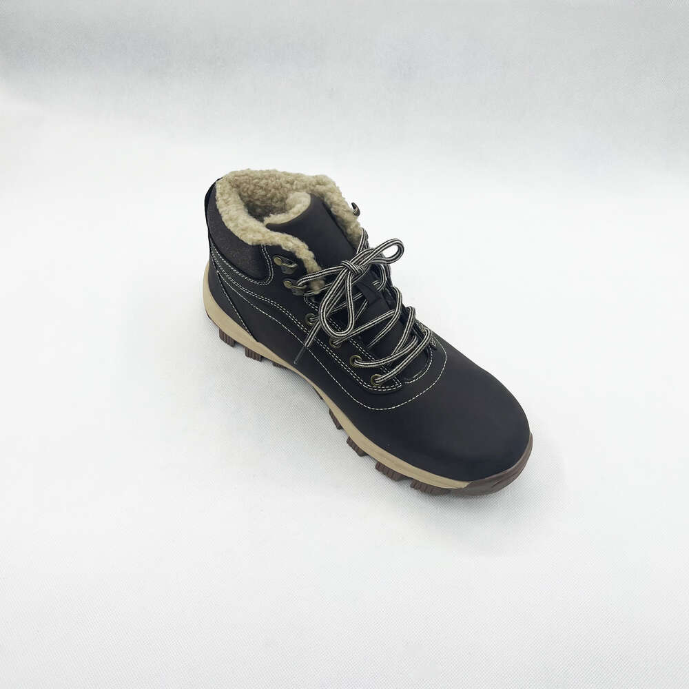 New design Snow Custom non-slip naked Made fur walking outdoor boots for men winter