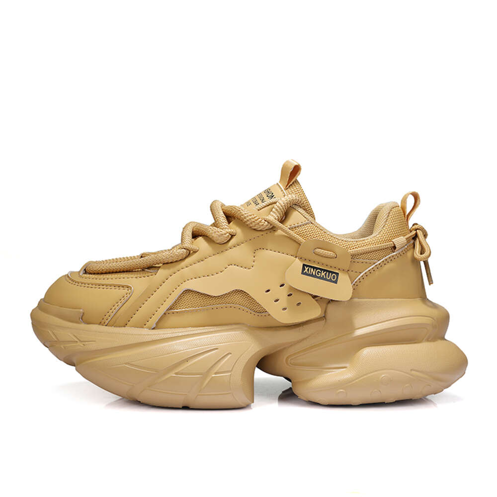 High quality comfortable casual Custom men's Chunky thick soled spaceship shoes for teenagers