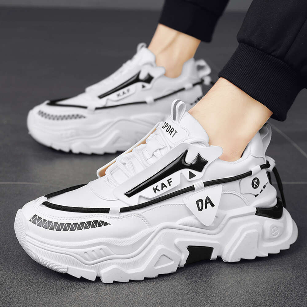 Factory direct sales men's walking Fall high top casual Autumn and winter platform Chunky shoes