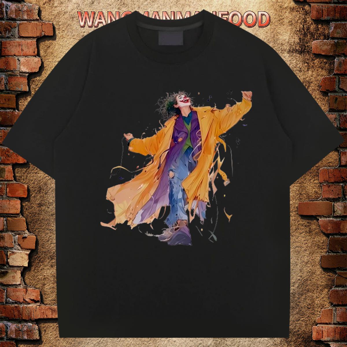 New T-Shirts for Men DIY Printed Men Tops Tees Hip Hop Round Neck Short Sleeve Loose Fit Tshirts