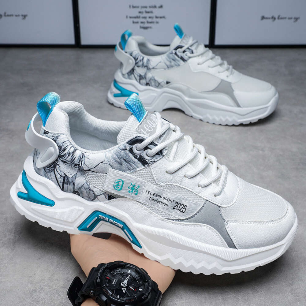 2024 Men's Casual Leather Trend High end Sports Basketball Style Running Shoes