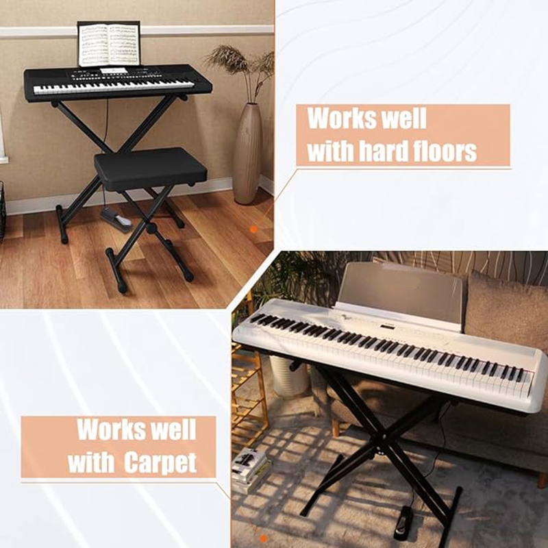 Universal Sustain-Pedal With Polarity Switch For Digital Pianos, Electronic Keyboards, MIDI And Synthesizer Easy To Use