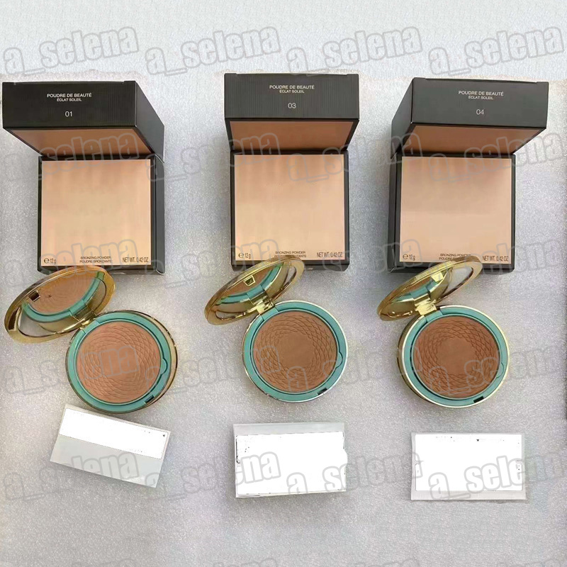 Brand Makeup Face Bronzing Powder 12g Pressed Natural Matte Powder 3 Color