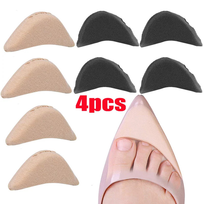 Sponge Forefoot Insert Pads Women Pain Relief High Heel Insoles Reduce Shoe Size Filler Protector Adjustment shoe Accessories 240613
