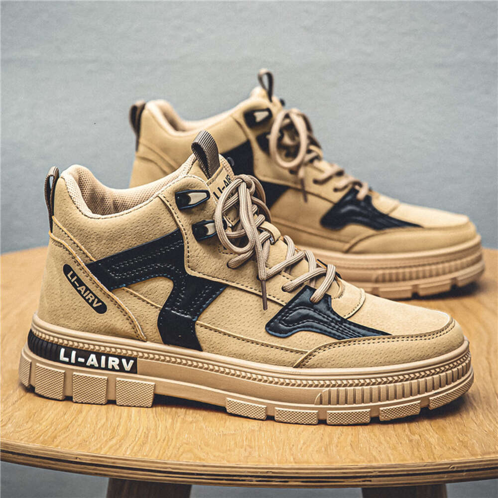 237 Autumn Leather Mid Top Martin Men's Shoes at Special Offer Store