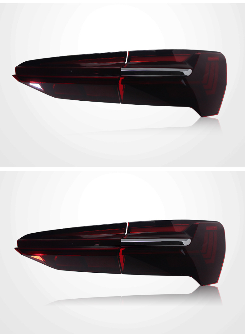 5pcs/set Taillight Assembly for AUDI A6L C8 2019-2024 Modified Horch Version Dynamic Through-type Driving Flow Turning Taillight