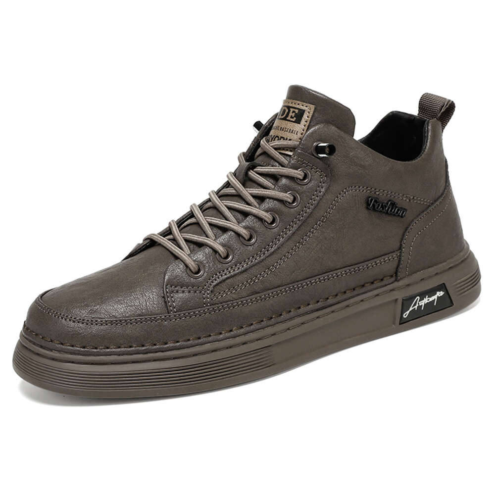 Trending Men's Sports Running Shoes Fashion Casual Sneakers with PU Leather Trainers for Walking Style