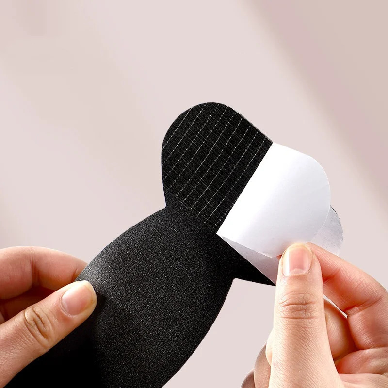Graphene Insoles Heel Sticker Absorbs Sweat Odors Antibacterial Deodorizing Comfortable Women High Heels Pad Shoes Accessories 240613