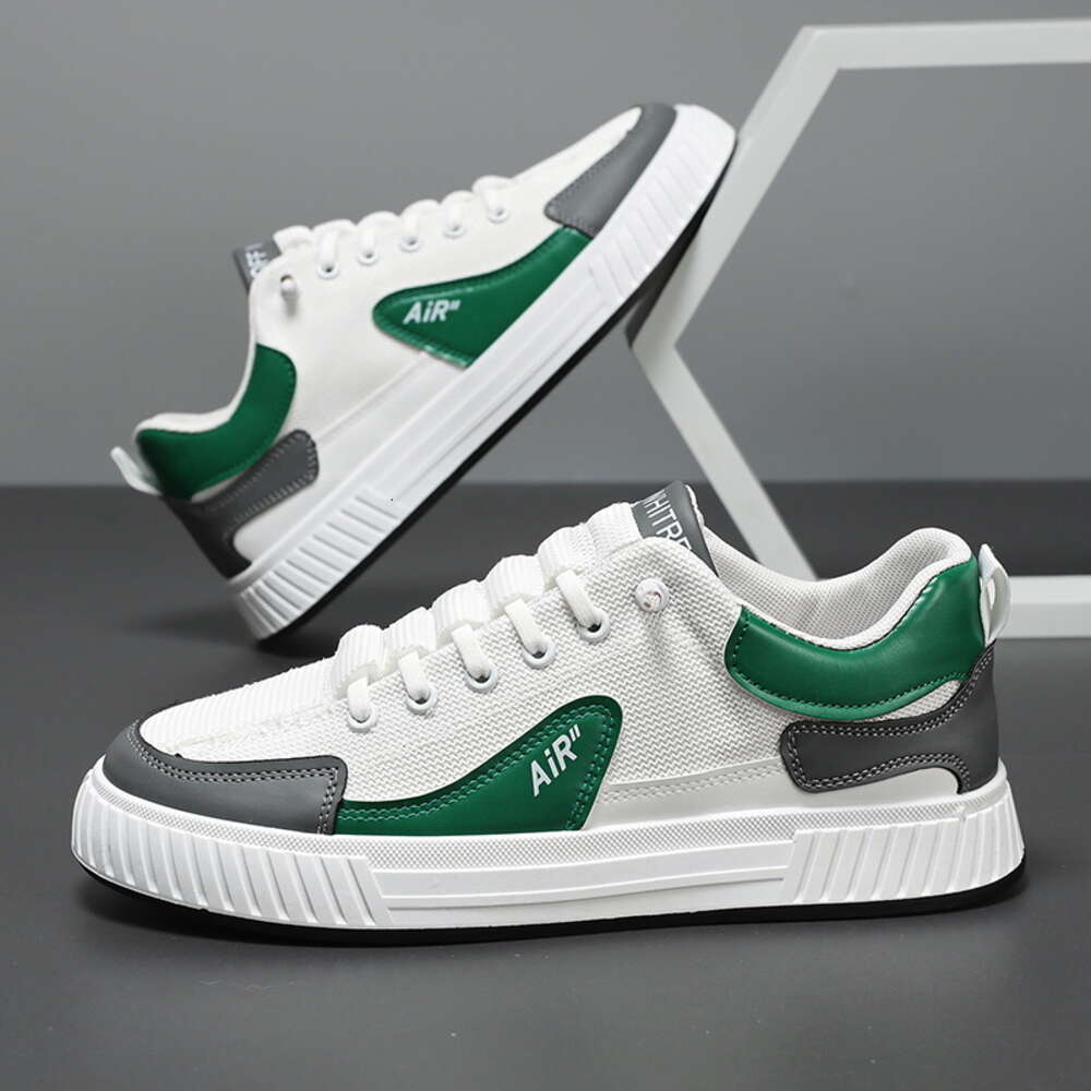 2024 Men's Running Canvas Shoes Breathable Korean Version Trend All Sports Casual Board Footwear Little White Styles