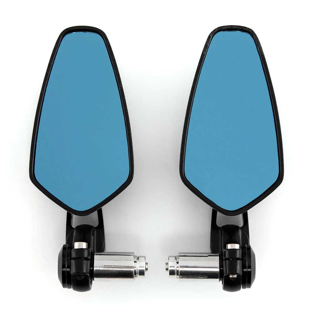 Motorcycle Mirrors 7/8 22mm Motorcycle Rearview Mirrors Universial Motorcycle Aluminum Bar End Mirror Motorbike Handlebar Side Rearview Mirrors