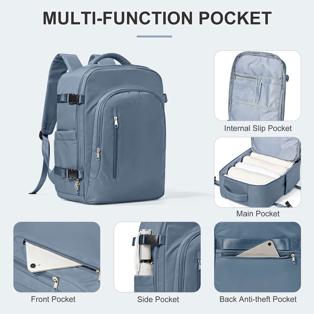 Bag Laptop Travel for Women Large Capacity Easyjet Carry-Ons 45x36x20 Ryanair 40x20x25, Men's Cabin Backpack H6.13#75 ddmythur