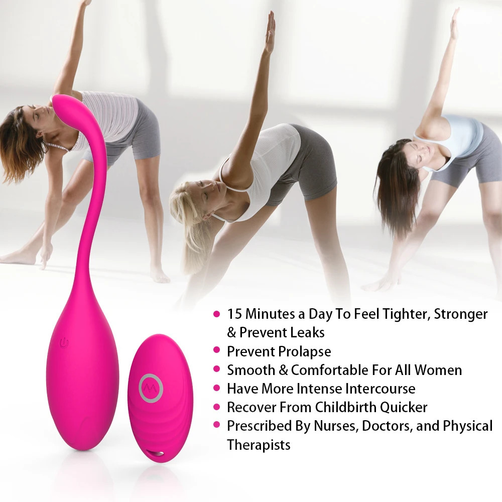 10 speed G-spot vibrator female vibrating egg Kegel sports vaginal ball remote-controlled bullet vibrator female sex toy 240531