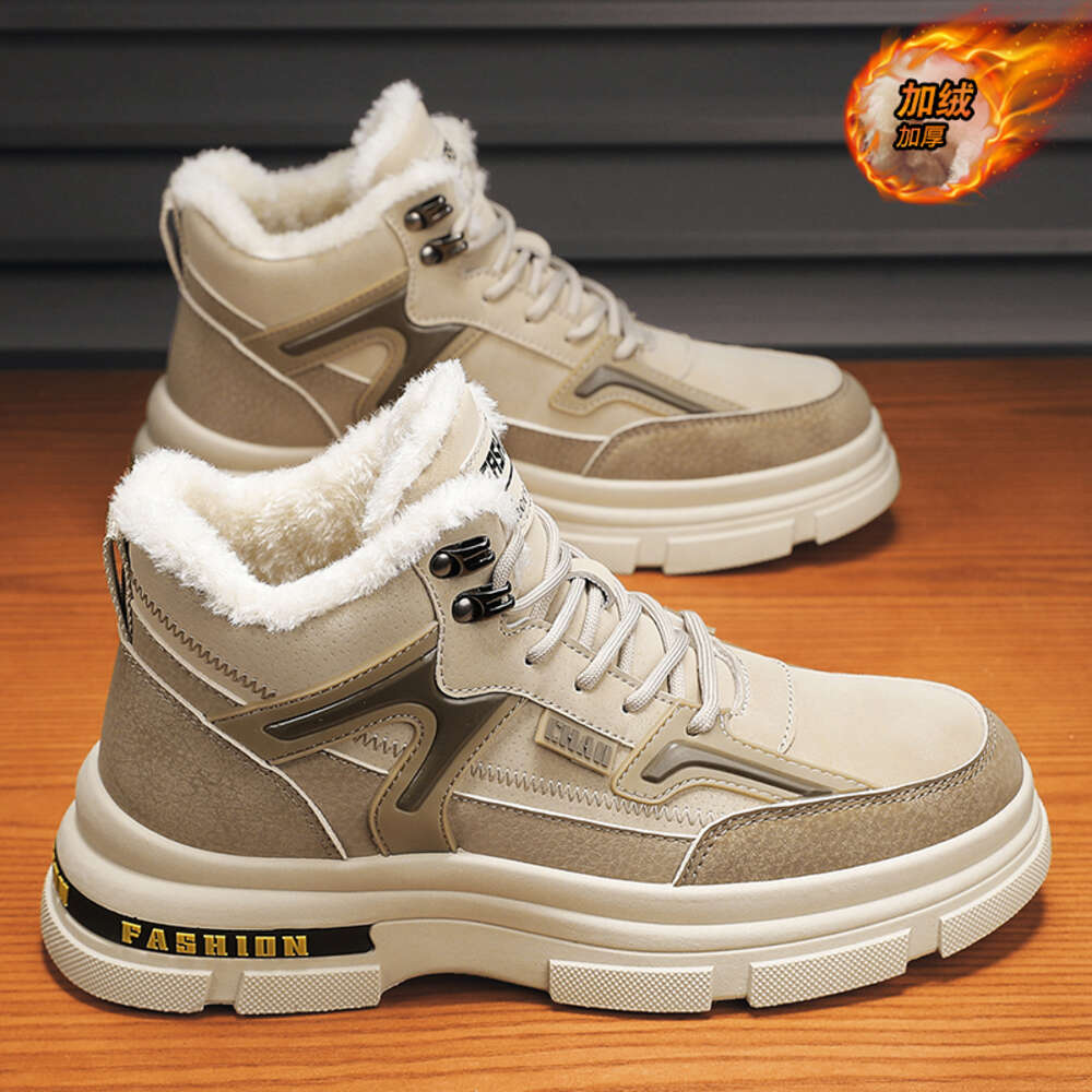 21 Special Offer Shop Autumn and Winter Mid Top Cotton Shoes Martin Men's Boots