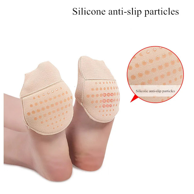 Non-slip Forefoot Pad For Shoes Womem High Heels Pad Pain Relief Invisible Breathable Shoe Insole Inserts Cushion Accessories 240613