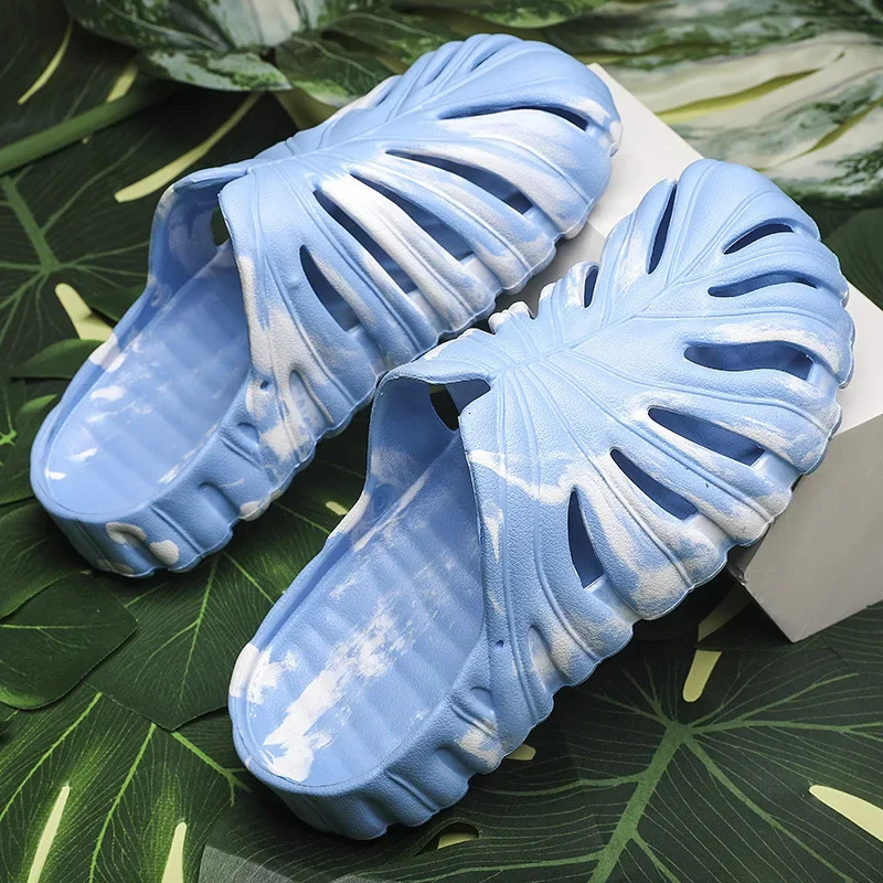 GOOHOJIO Men Fashion Summer Slides Thick Sole EVA Slippers Non Slip Ladies Male Shoes Comfort Suitable Outdoor and Indoor 240612