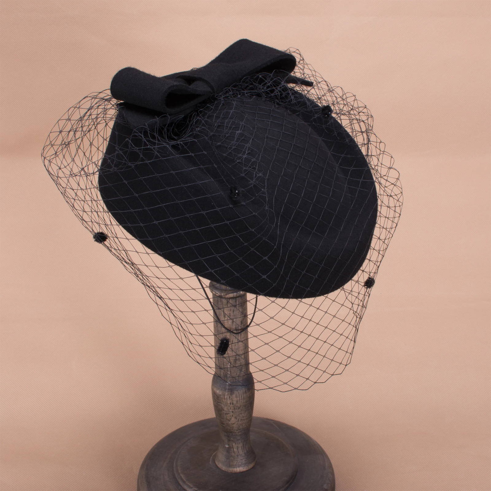 Lawliet Womens 100 Wool Felt Dress Winter Beret Pillbox Hats Event Church Tea Party T311 240603