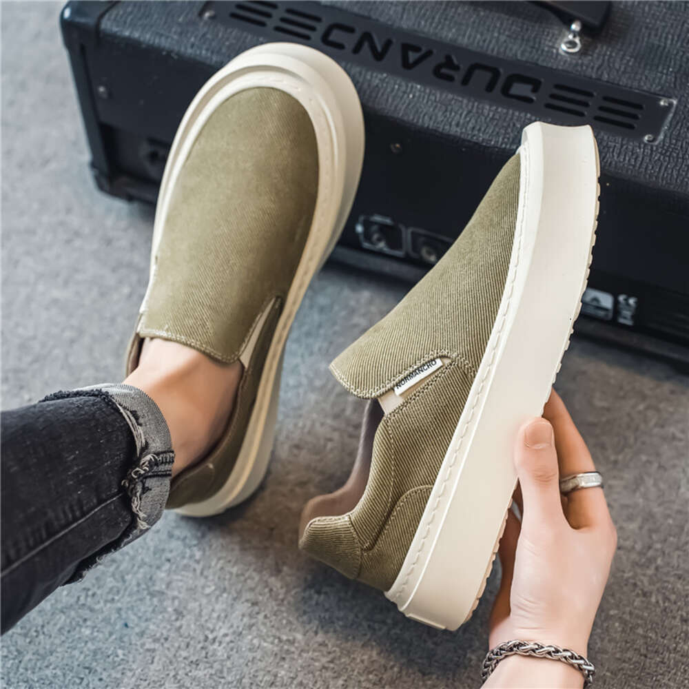 0034 Four Seasons Leisure Cloth Top Men's Shoes in One Step at the Special Offer Store