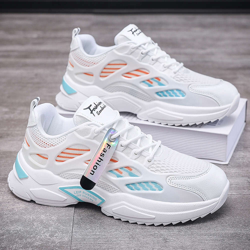 High Quality Men's Casual Sports Running Breathable Mesh Surface Walking Shoes Wholesale