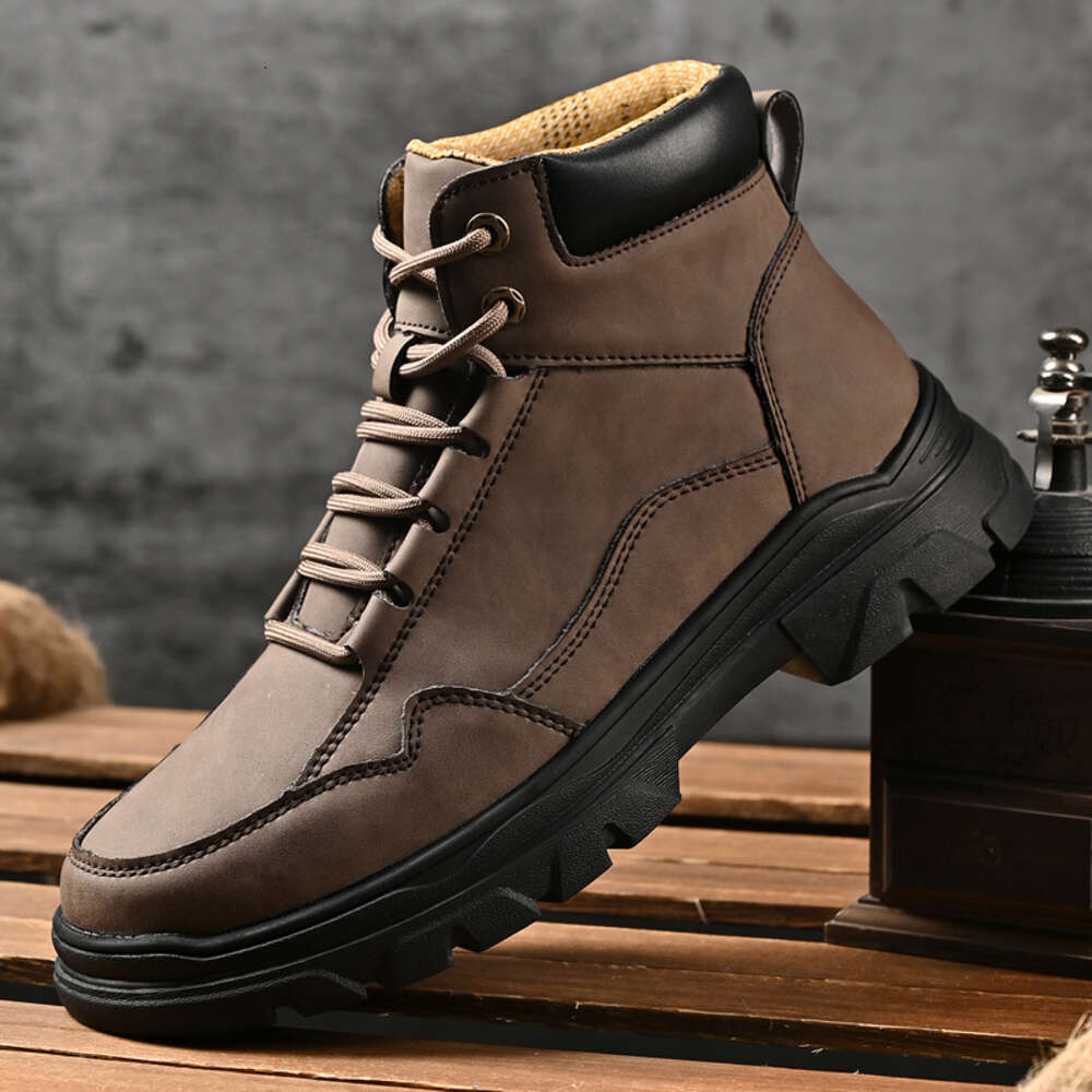 89555 Autumn/Winter High Top Shoes Large Outdoor Work Martin Boots P85