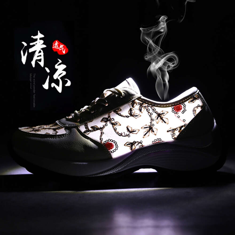 Casual New Spring Autumn Shoes Fashion Embroidered Breathable Flower Lace Up Women Sneakers ddmythur ddmythur ddmythur
