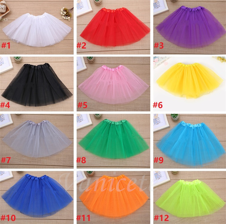 Home 18colors Top Quality candy color kids tutus skirt dance dresses soft tutu dress ballet skirt pettiskirt clothes LT1030