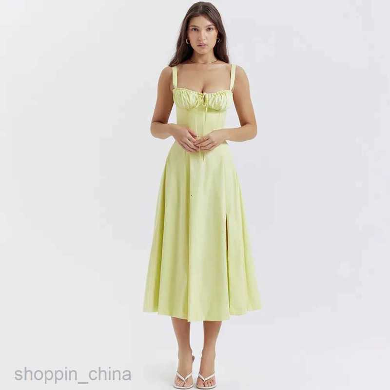 Designer Womens Dress Luxury Bohemia Casual Fashion Brief Floral Skirt Cutout Halter Dress Summer Sexy Party Evening S02