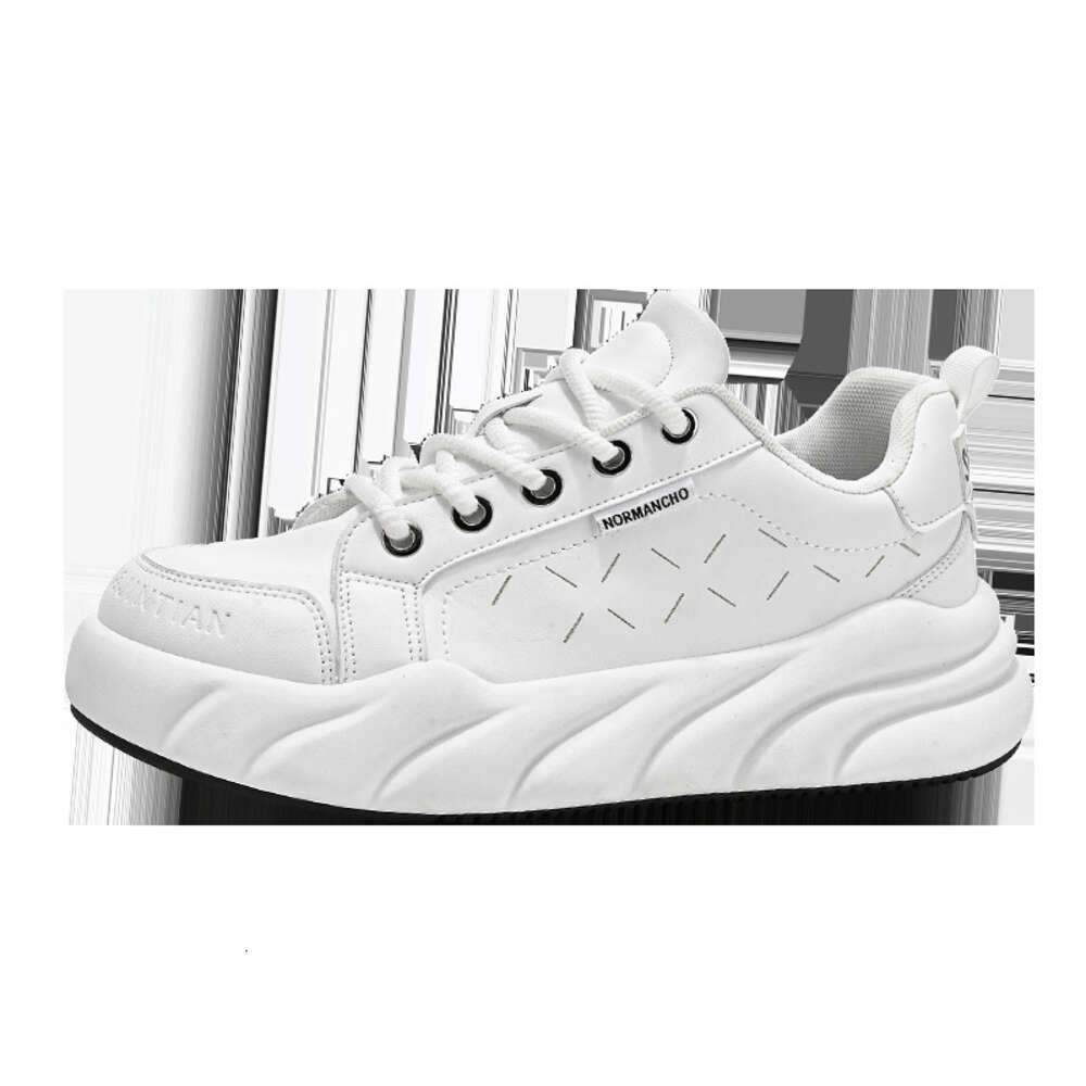 Fashion trend Casual Custom Comfortable leather walking men's Thick soled Platform shoes for men