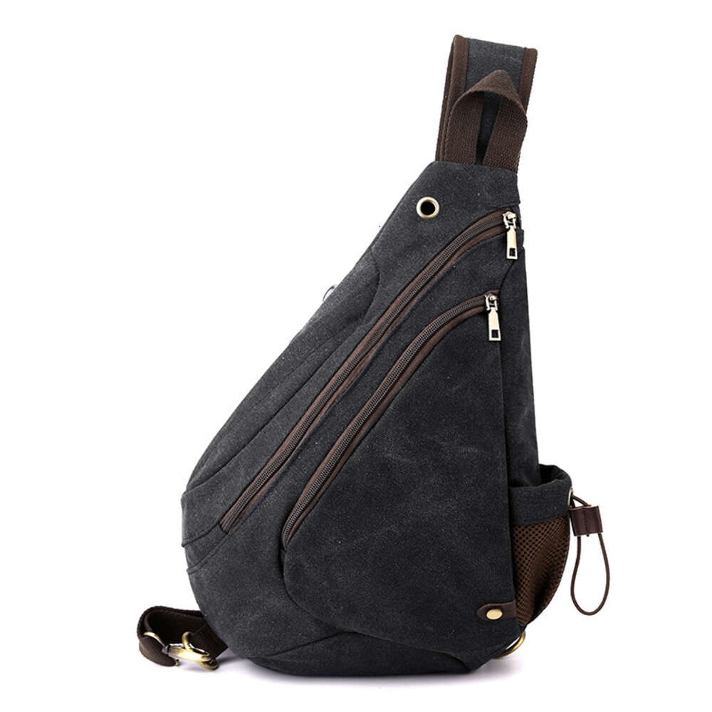 style Functional crossbody for men's fashion label single shoulder bag, multifunctional cycling backpack, large capacity canvas bag H6.13#35 ddmy