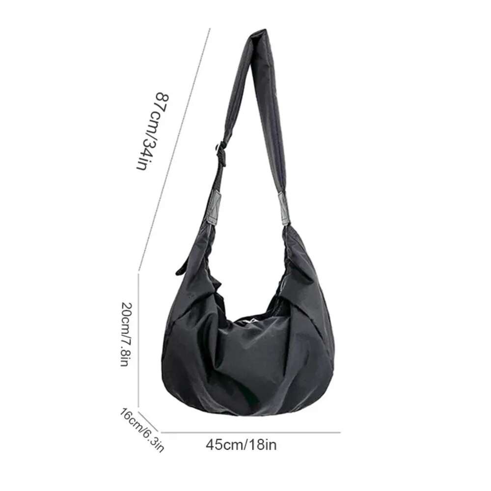 Fashion New Summer Large Capacity Casual Nylon Women Korean Style Hobos Youth Crossbody Shoulder Bag H6.13#13.5 ddmythur