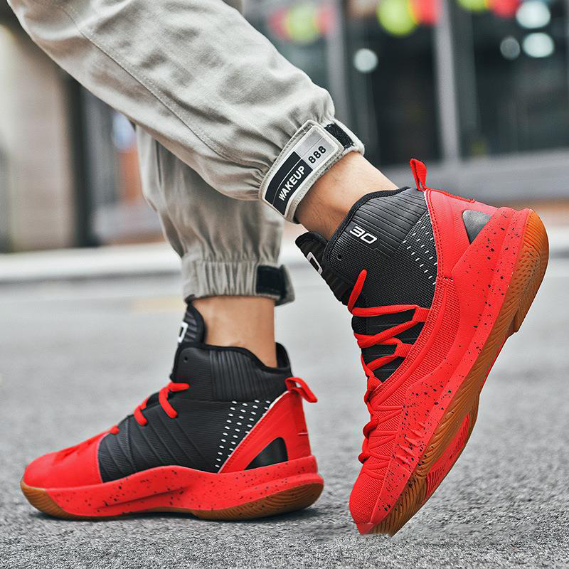 Breathable Anti-Slip Basketball Shoes for Men: Odor-Resistant and Wear-Resistant dh910320090
