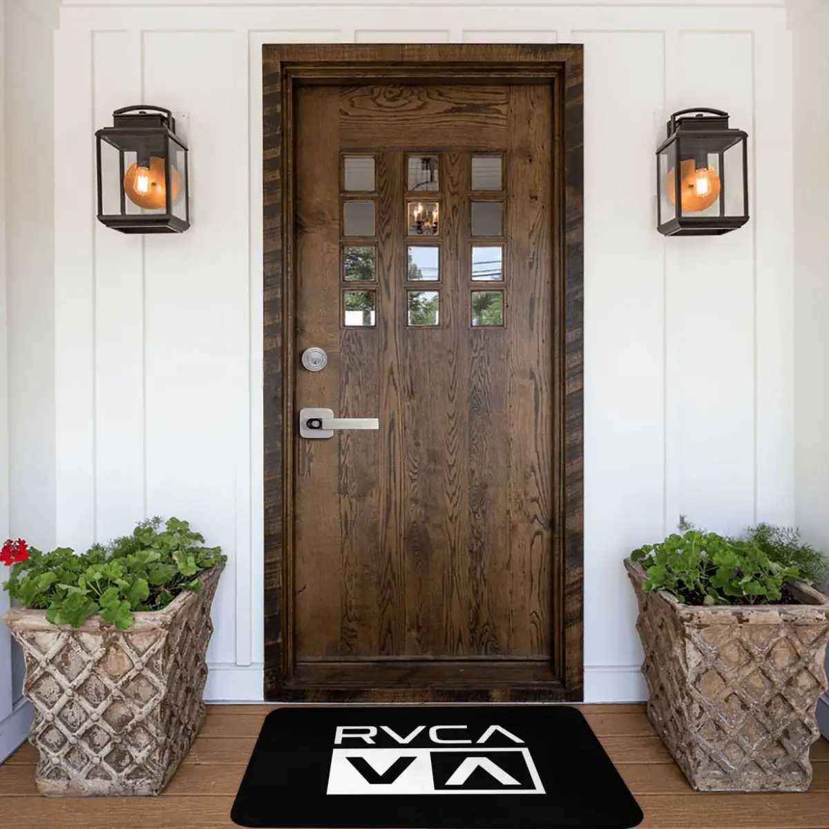 Carpets White Rvca Clothes Non-slip Doormat Floor Mat Sand Scraping Carpet Rug for Kitchen Entrance Home Balcony Footpad MatsL406
