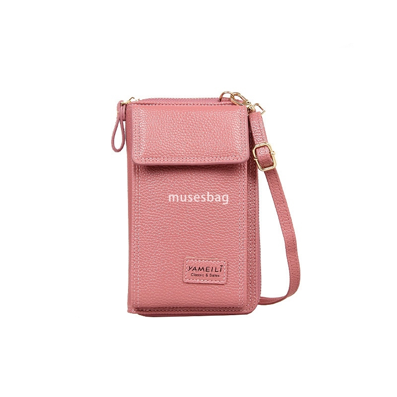 Designer Women High Quality Fashionable New Practical Mobile Wallet Classic Retro Multi functional Shoulder Bag PU Leather Crossbody Bag