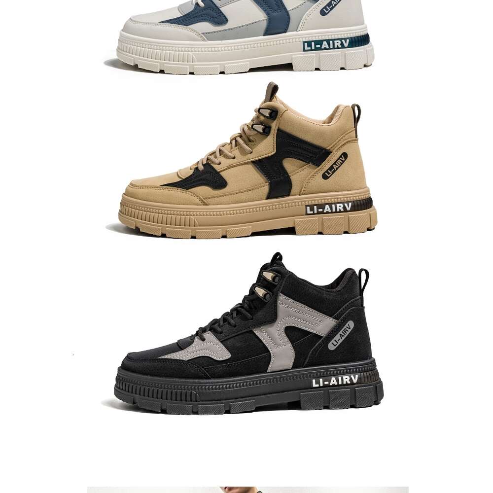 237 Autumn Leather Mid Top Martin Men's Shoes at Special Offer Store