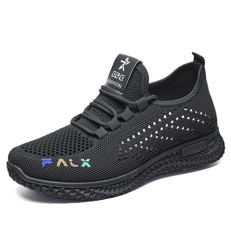 Summer New Ddmysports Breathable Mesh Sneakers Fly Weave Single Soft Bottom Cloth Shoes Women Outdoor