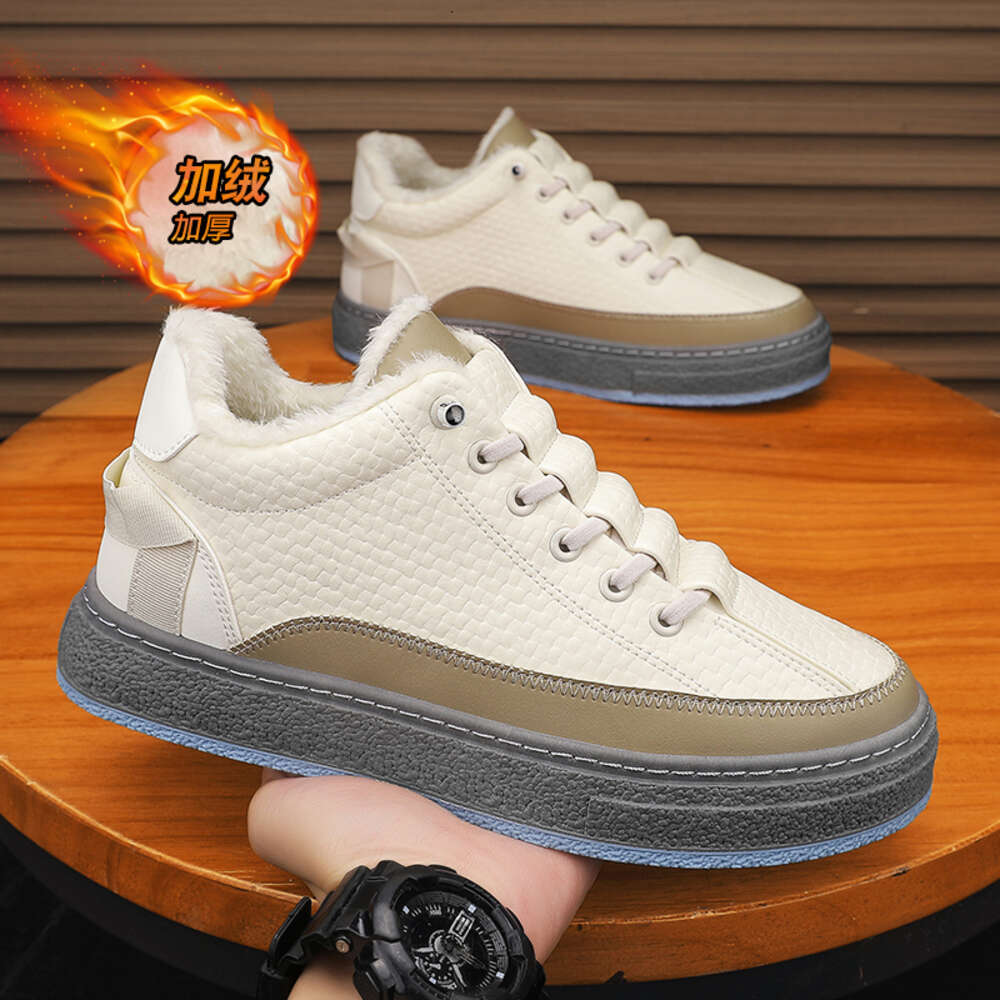 192 Special price store autumn and winter low cut leather men's cotton shoes