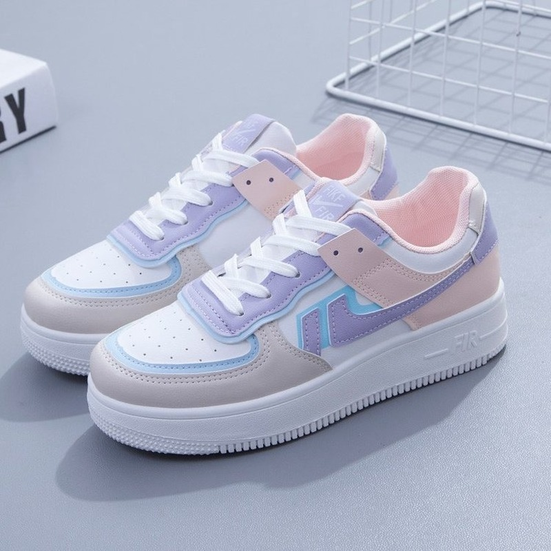 Sneakers College Style Women Shoes Vulcanize Light Casual Designer Comfortable Lace-up Breathable dh320680