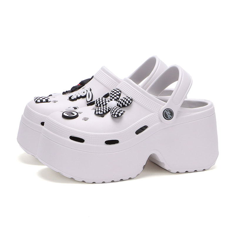 Chunky Platform Clogs: Bear Sandals for Women, 2024 Summer Beach Slippers