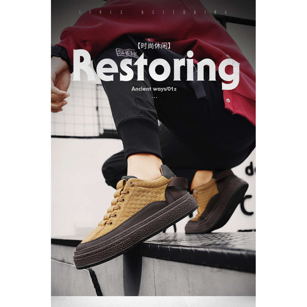 18 Special offer store Four Seasons leather men's with low top board shoes